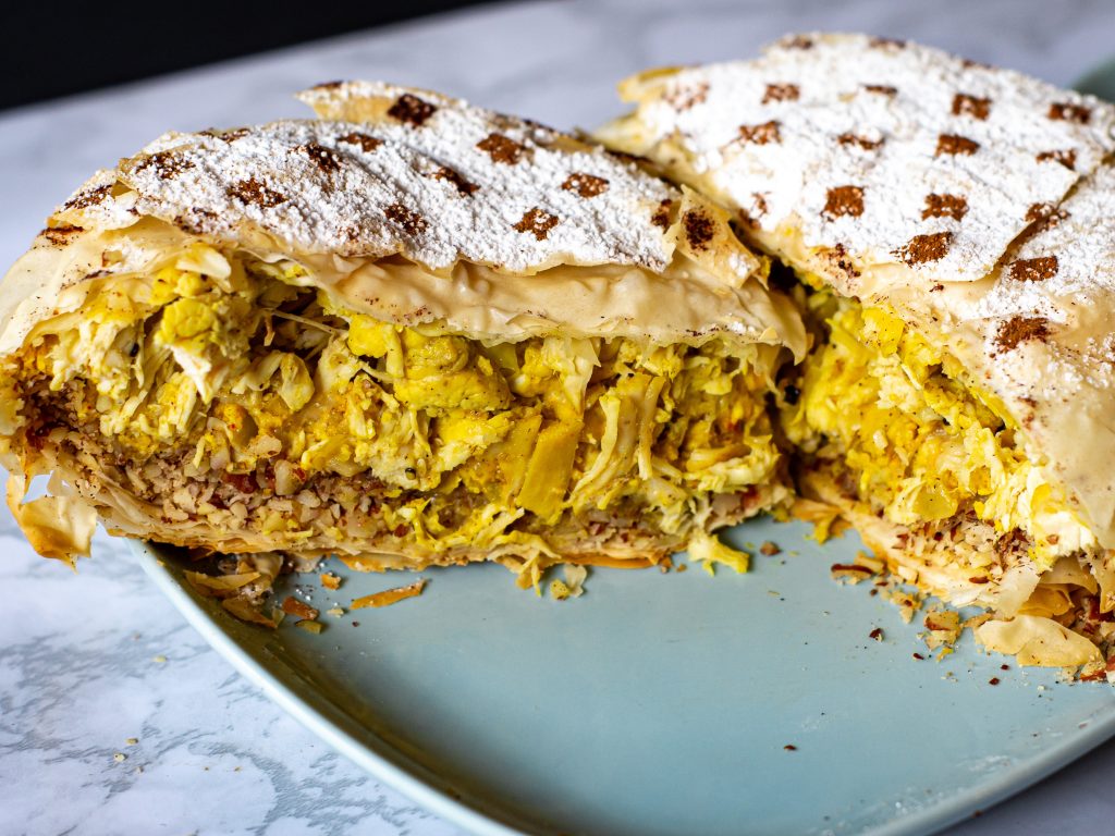 Chicken pastilla